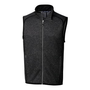 Big & Tall Mainsail Sweater-Knit Full Zip Vest (BCO00047)